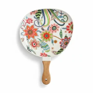 25cm Flower Print Plate/Light Handle