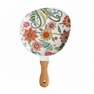 20cm Flower Print Plate/Light Handle